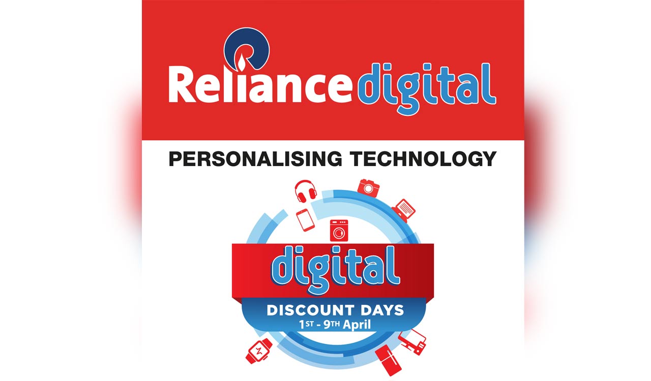 Reliance Digital announces Digital Discount Days sale till April 9
