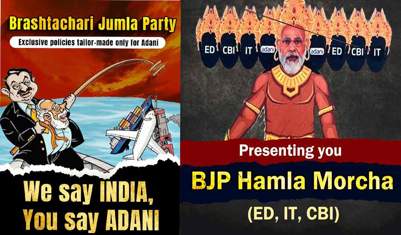 Twitter war between BRS, BJP hots up