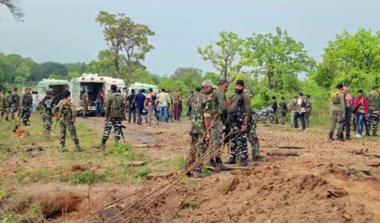 File photo of security forces in Bastar