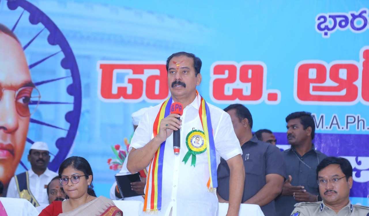 Ambedkar inspiration for implementation of ‘Dalit Bandhu’: MLA Vinay Bhaskar