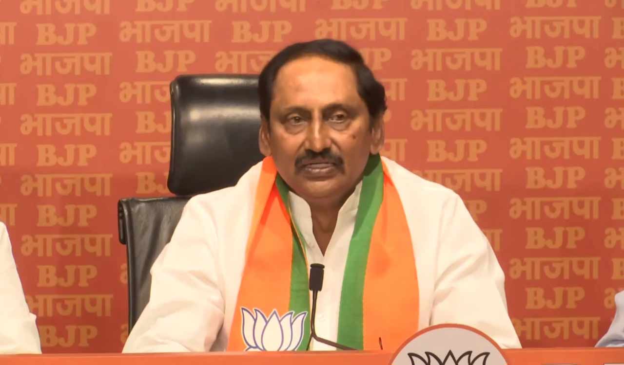 Former CM Kiran Kumar Reddy slams Congress after joining BJP