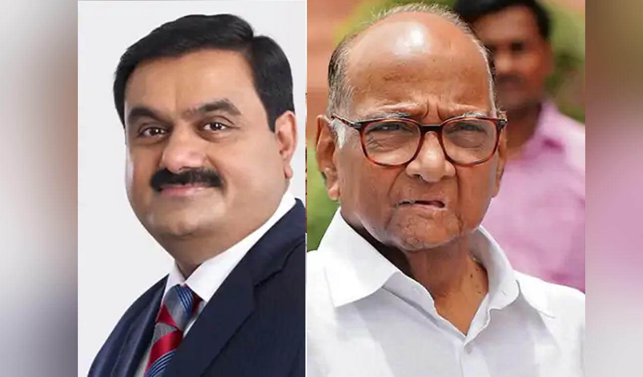 Gautam Adani drops in for tete-a-tete with Sharad Pawar in Mumbai