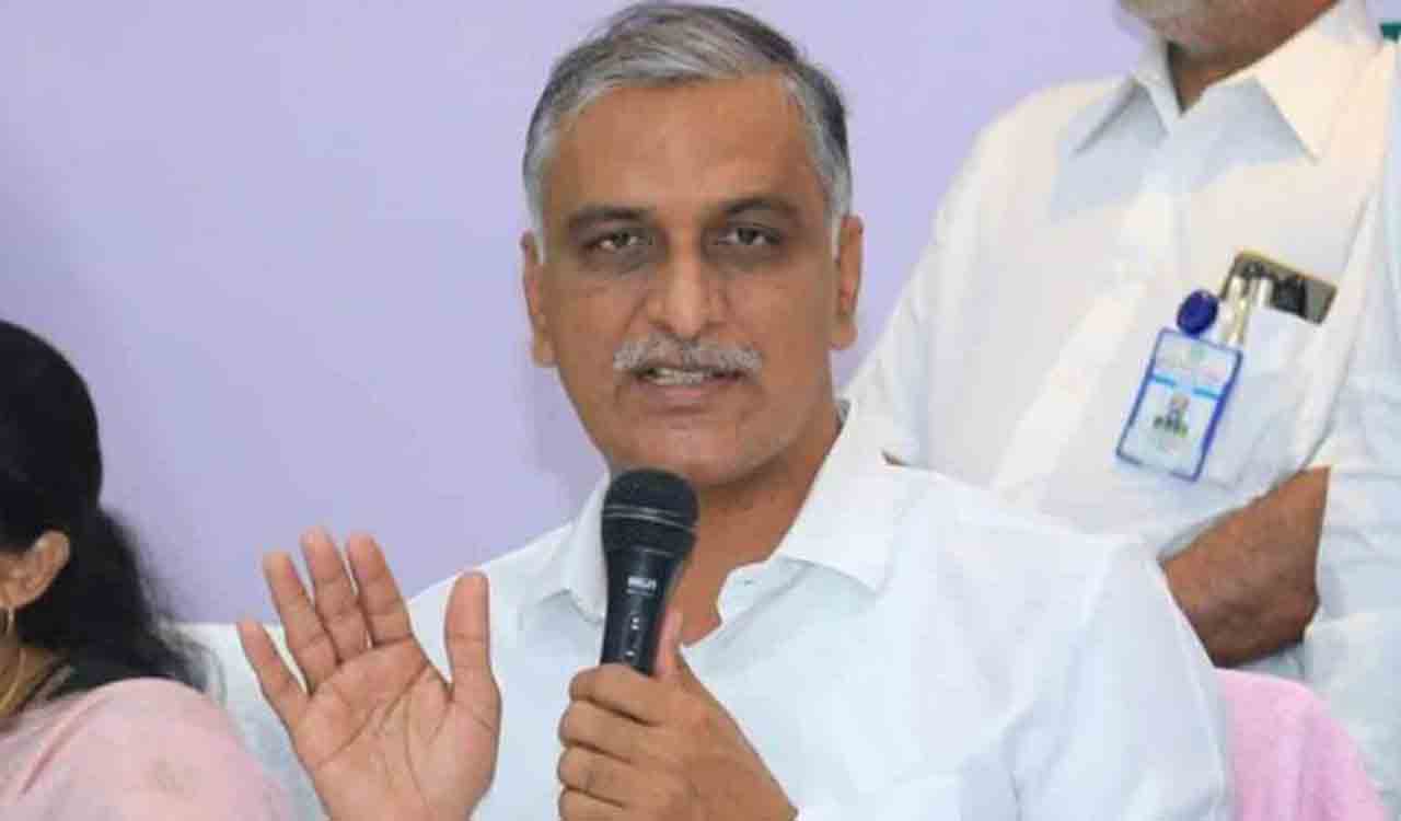 AP leaders should complete Polaram like Telangana completed Kaleshwaram, says Harish Rao