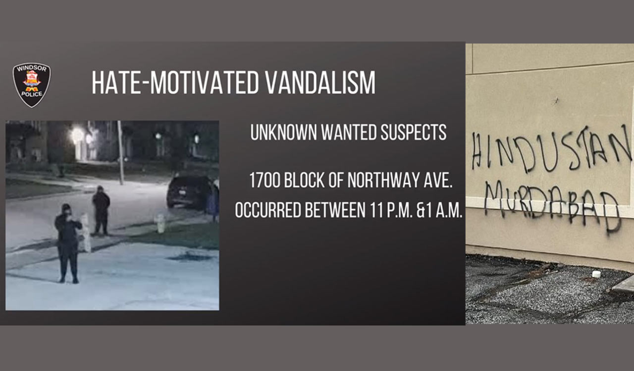 Hindu temple vandalised in Canada, police launches investigation