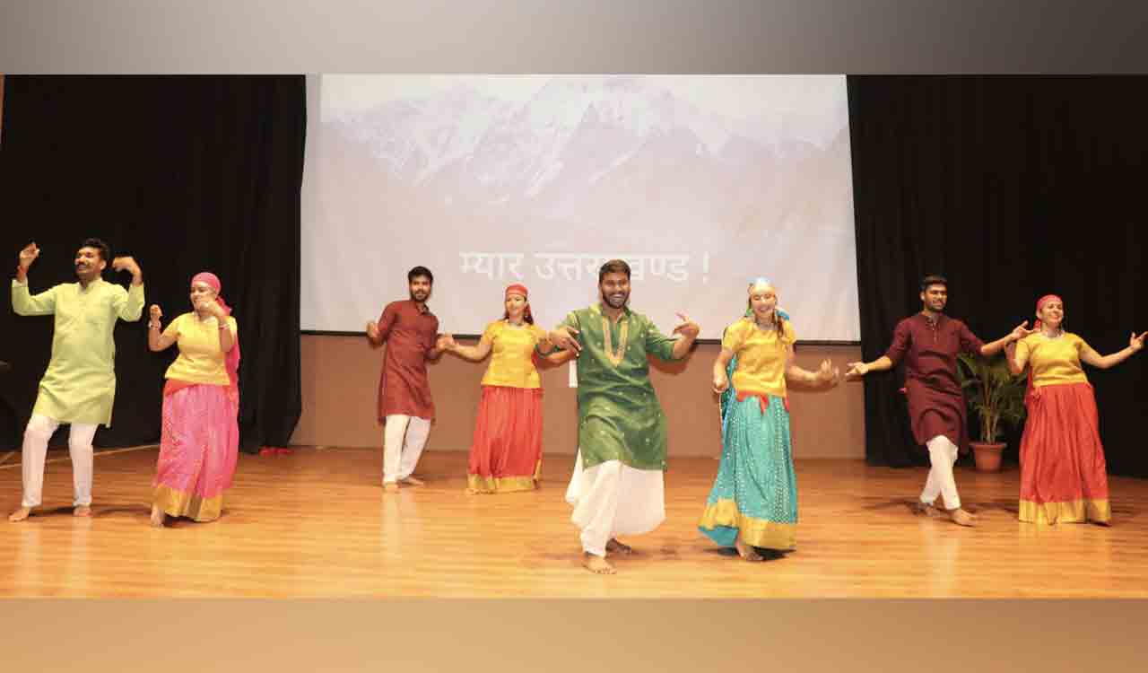 Officer trainess perform at Dr MCR HRD