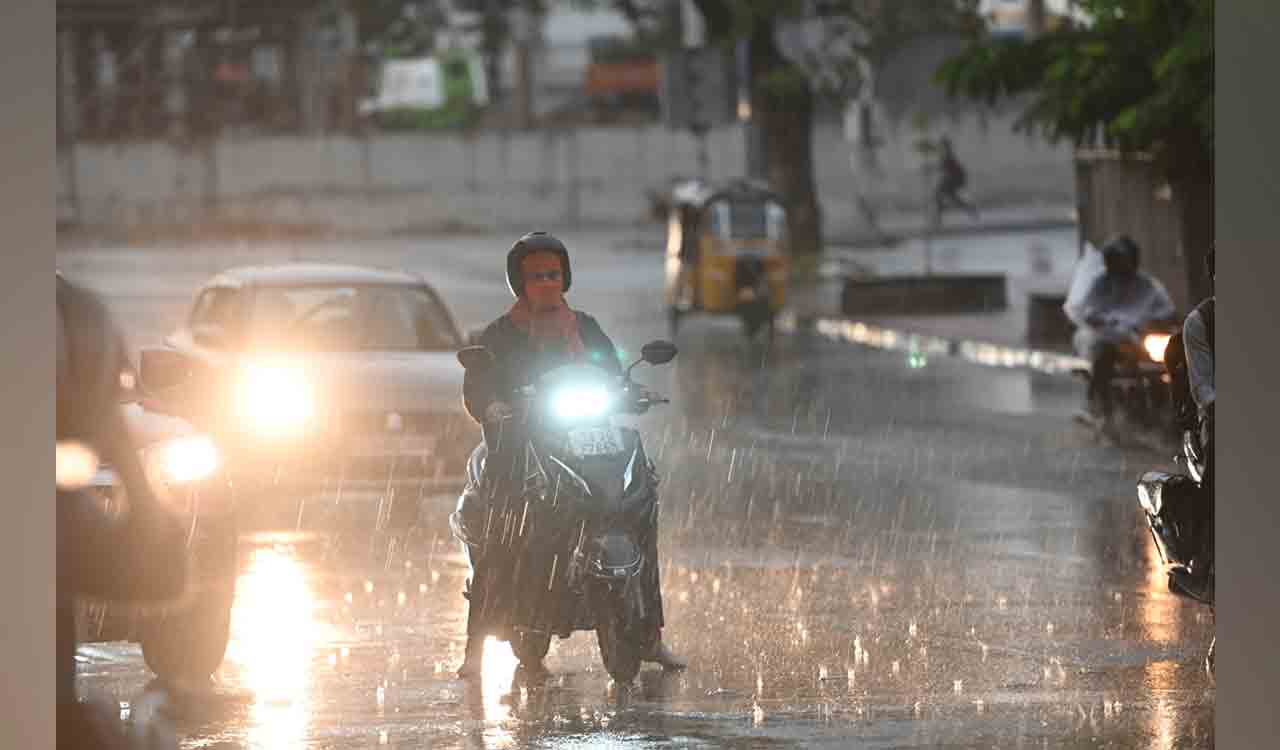 After intense heat, rain and hail cool down Hyderabad