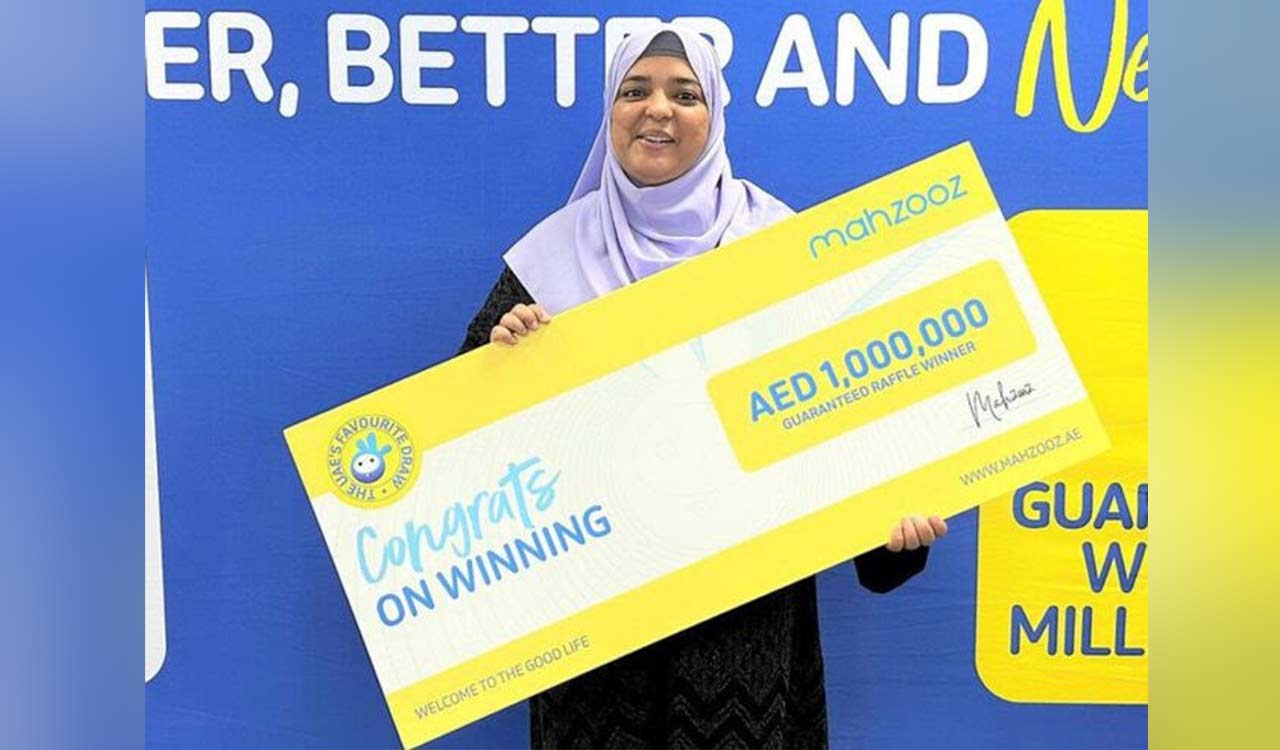 Hyderabadi woman wins over Rs 2 crore in UAE’s Mahzooz draw