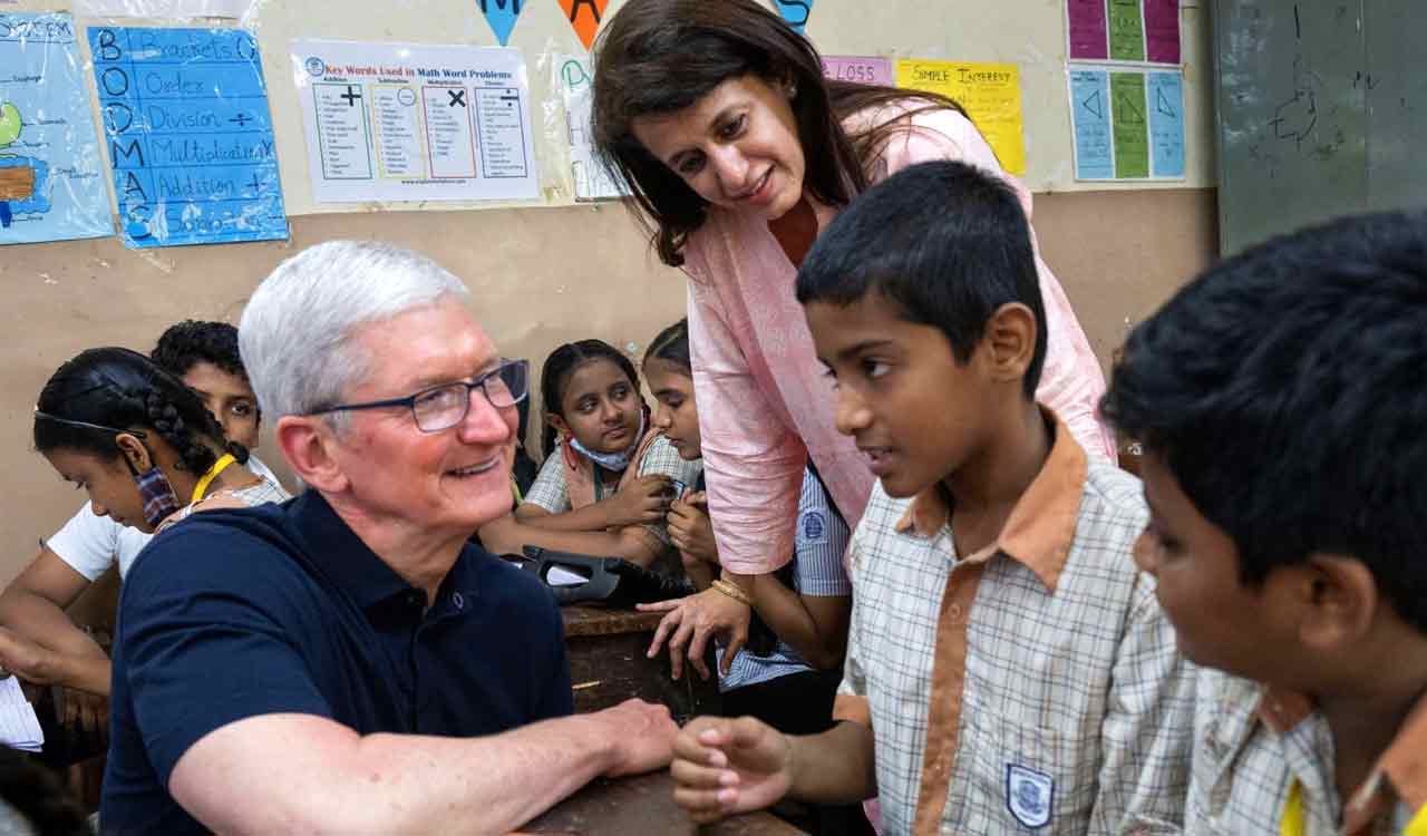 ‘I wish more Indian kids, including girls, learn coding early,’ says Tim Cook