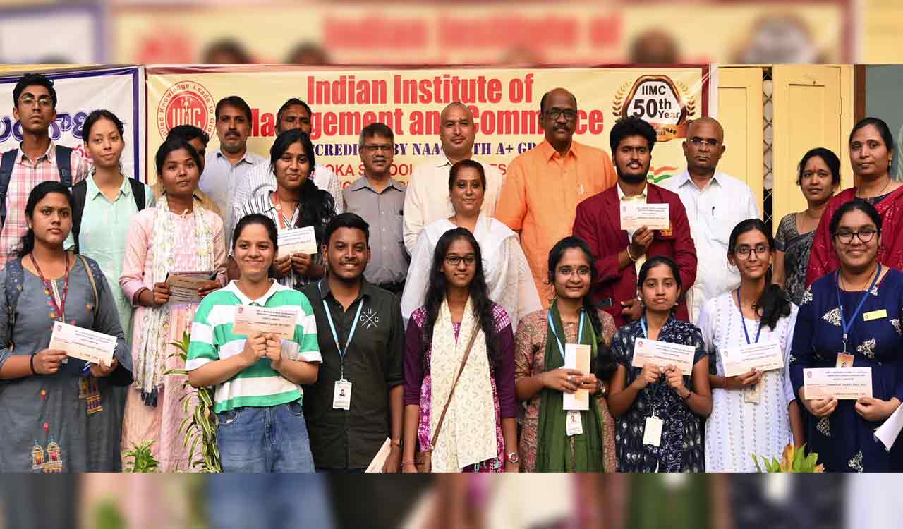 Hyderabad: IIMC holds Inter College Commerce Talent Test