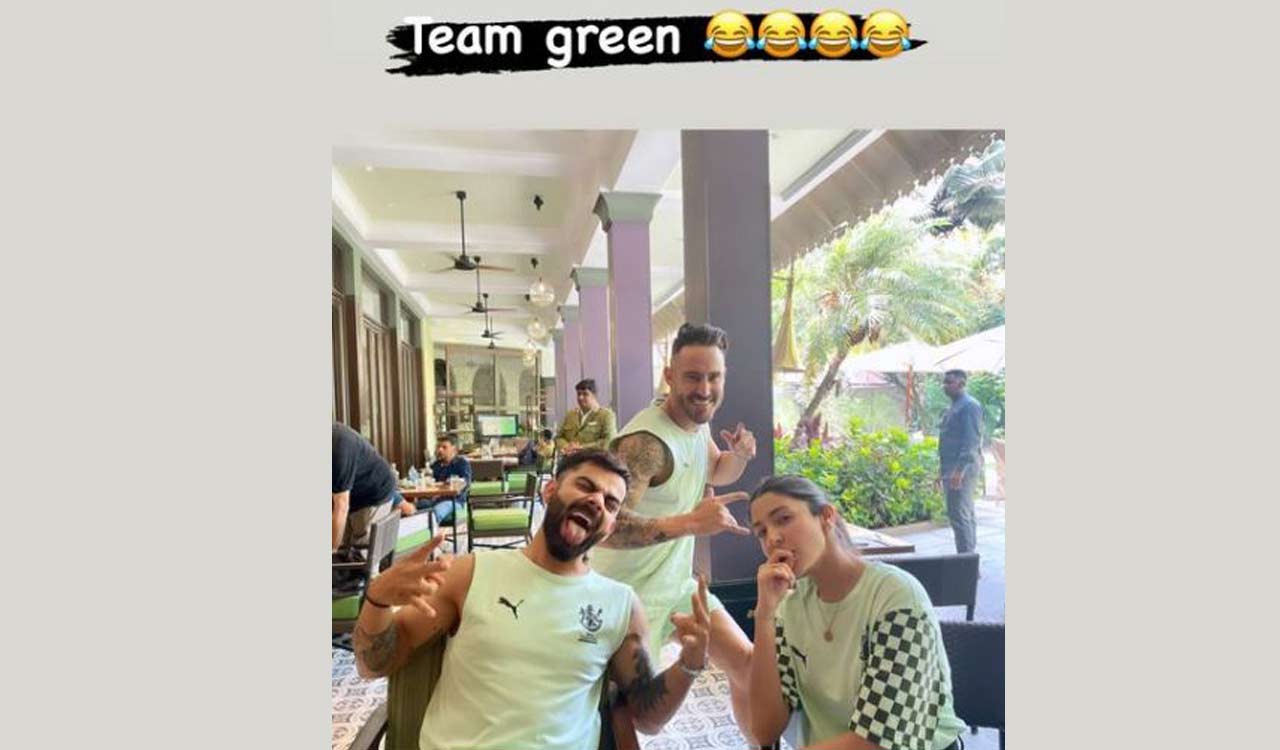 IPL 2023: RCB’s Faf du Plessis bonds with Anushka Sharma