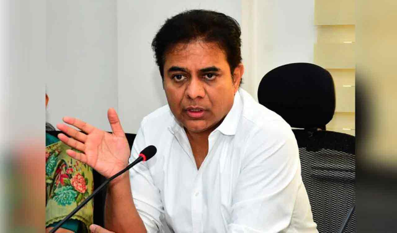 KTR slams Centre on GST exemption for Adani Group