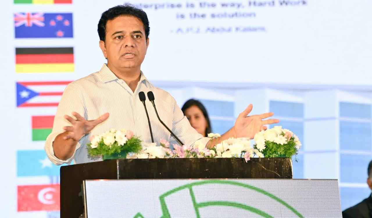 Entrepreneur has lot of possibilities in Telangana: KT Rama Rao