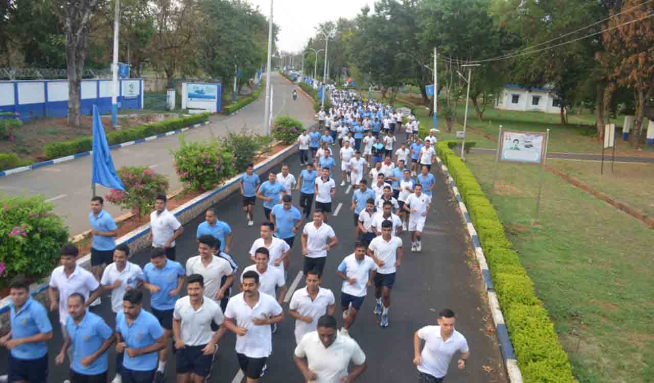 Hyderabad: AFS Hakimpet holds 10km marathon