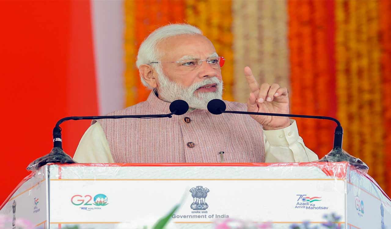 As PM Modi turns official programme into political mudslinging event, BRS leaders hit back sharply