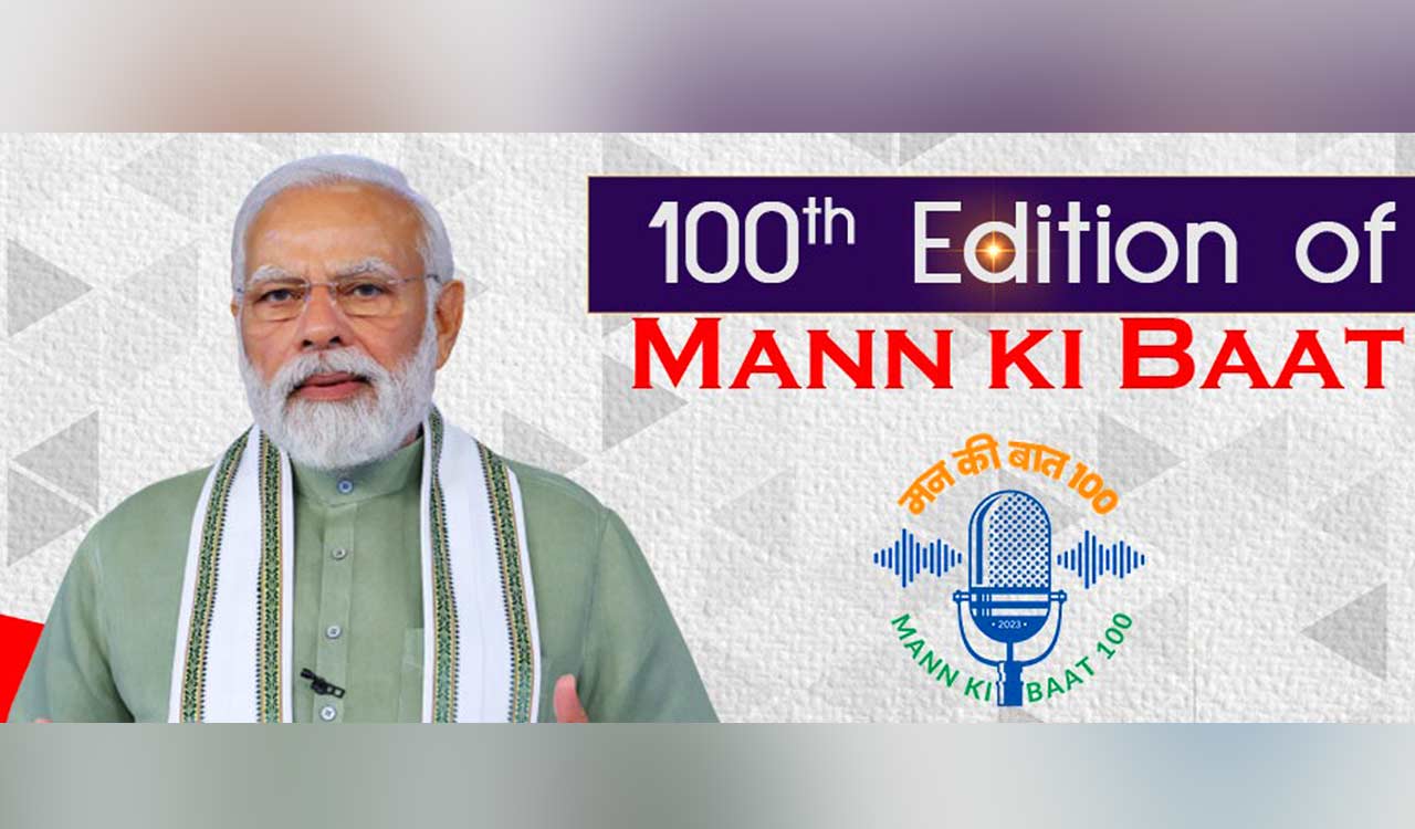 ‘Mann Ki Baat’ is the “Mann Ki Baat” of million of Indians: PM Modi in 100th episode