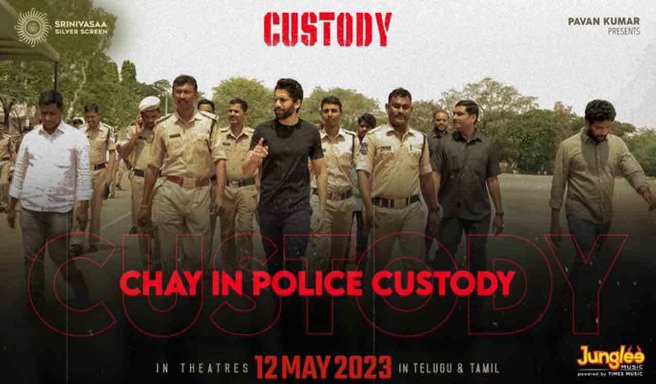 Naga Chaitanya interacts with Hyderabad police to promote his film ‘Custody’