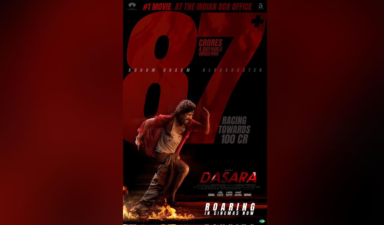 ‘Dasara’ earns over Rs 87 crore worldwide in four days 