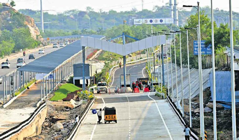 LED lights proposed on Nanakramguda-Telangana State Police Academy, Narsingi-Kollur stretch