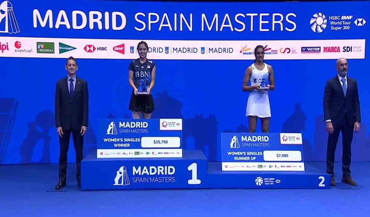 Madrid Spain Masters: PV Sindhu falls at the final hurdle