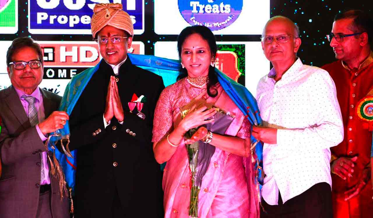Dr Raghu Ram conferred with ‘Lifetime Achievement Award’ by Telugu Association of London