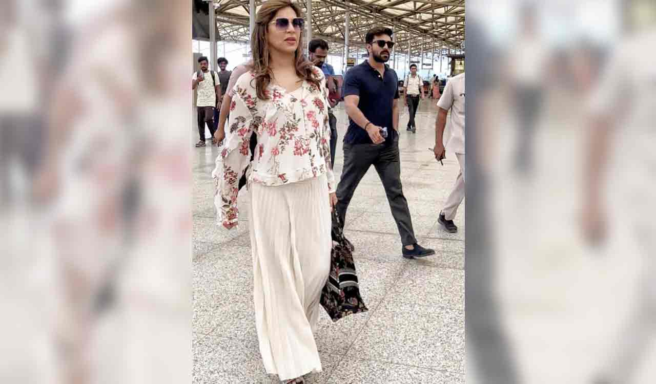 Ram Charan and Upasana flew to Maldives for holiday