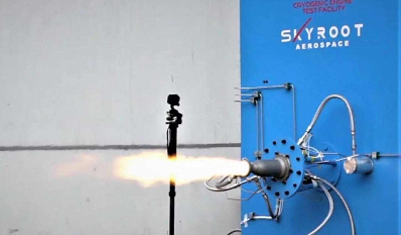Skyroot Aerospace test fires 3D printed cryogenic engine successfully
