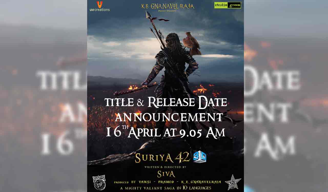 Actor Suriya’s new film title to be announced on April 16
