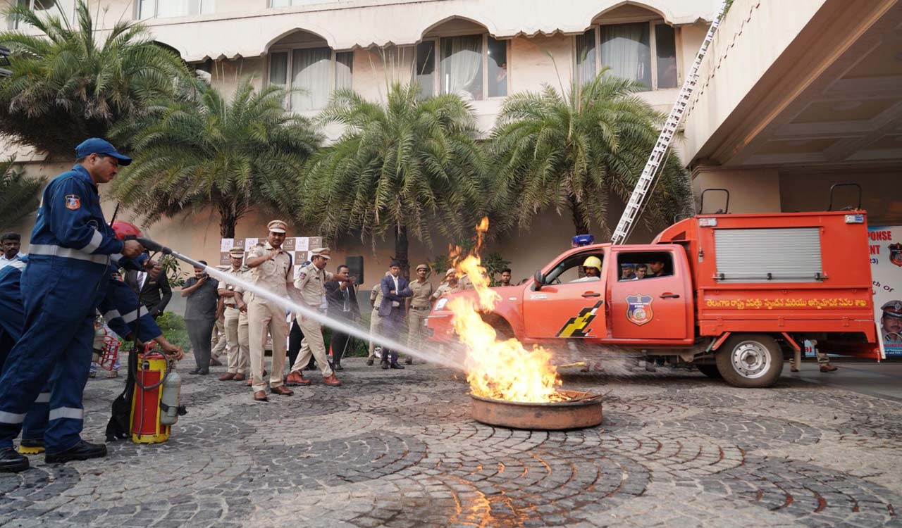 Fire officials hold fire safety week in Hyderabad
