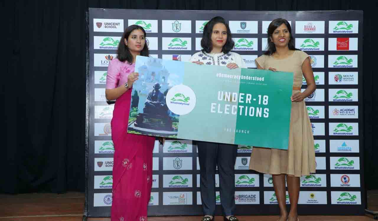 KTR launches first ever Under-18 elections in Telangana 