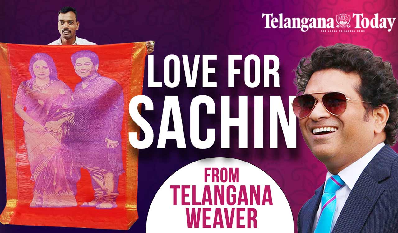 Telangana weaver expresses his love towards Sachin