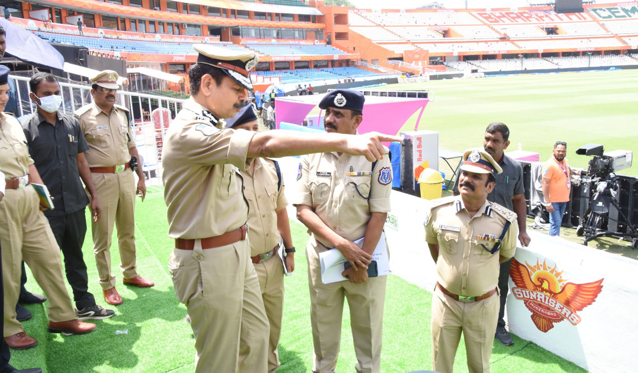 Hyderabad: Elaborate security arrangements for IPL matches at Uppal stadium