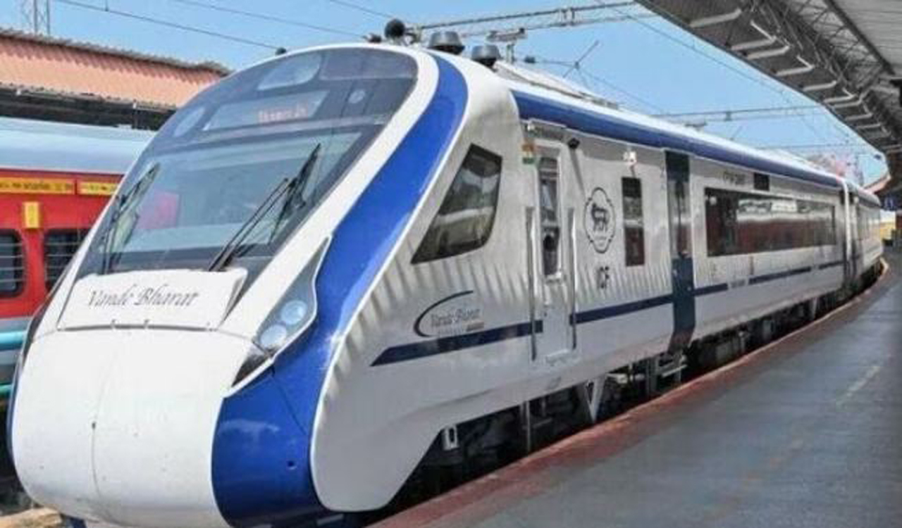 Tirupati: Railway police take two suspects into custody for pelting stones on Vande Bharat express
