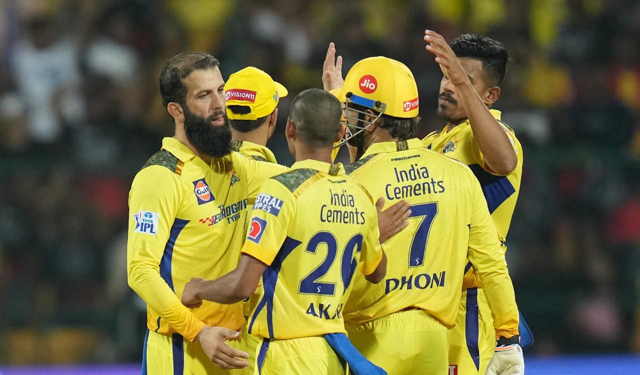 Ipl 2023 Maxwell Du Plessis Fifties In Vain As Csk Beat Rcb By Eight Runs Telangana Today 7790