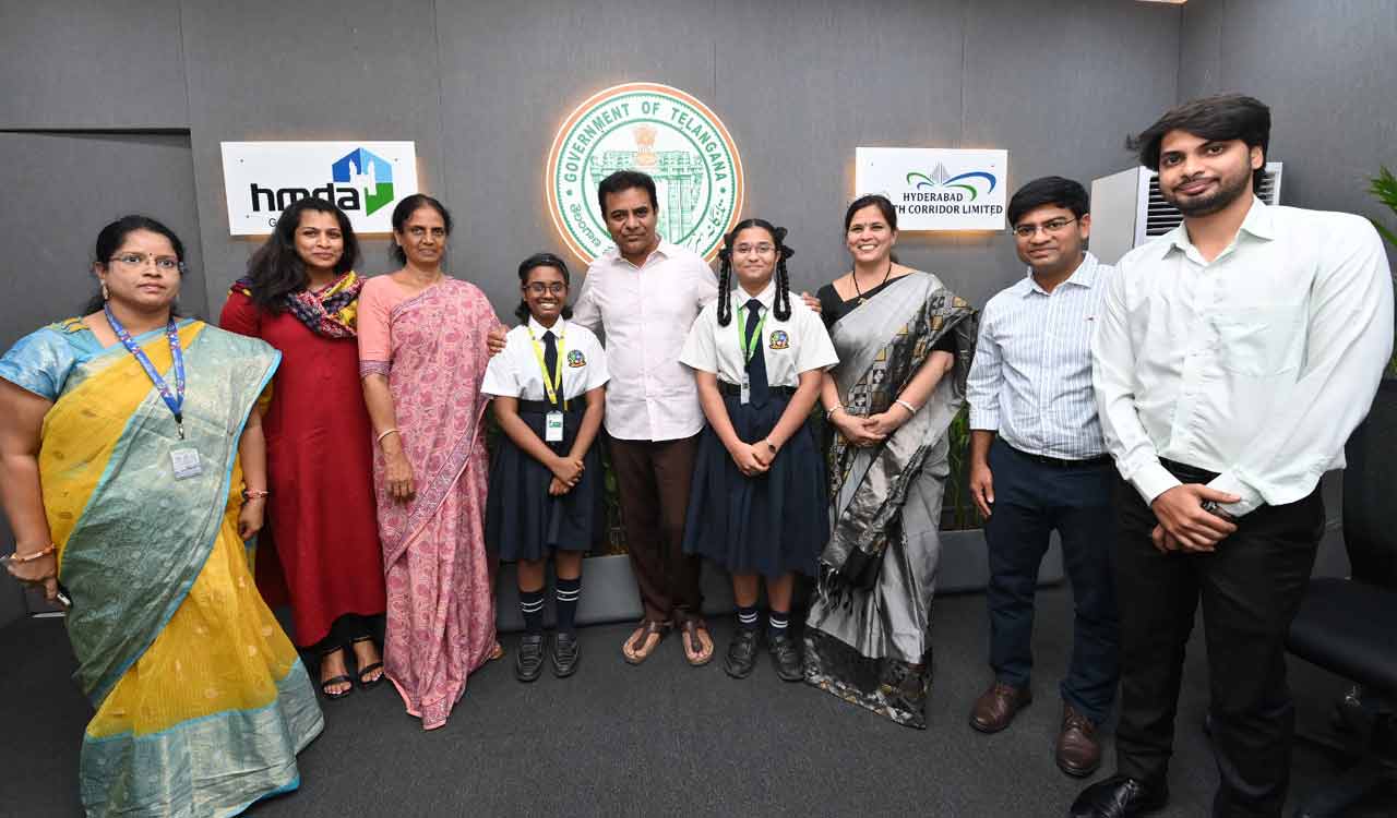 Two students from Hyderabad get seed investment from KTR for their start up 