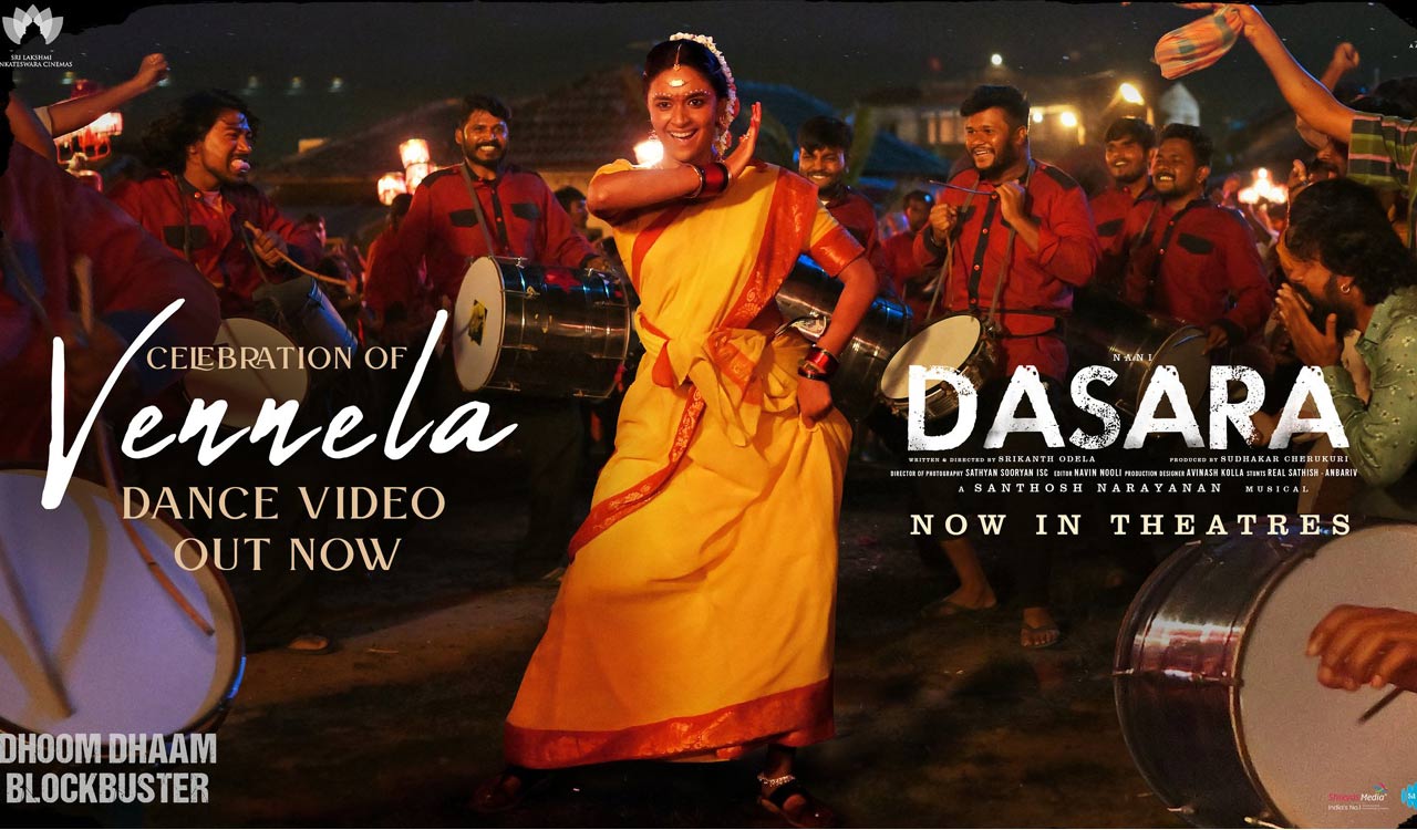 Dasara: “Celebration of Vennela” feat. Keerthy Suresh out now