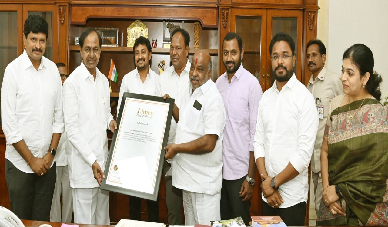 GIC founder MP Santosh Kumar enters Limca Book of Records