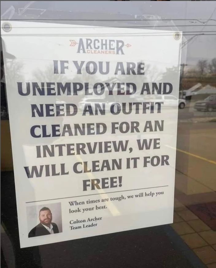A laundry store in the US gives free service to the unemployed; internet impressed 