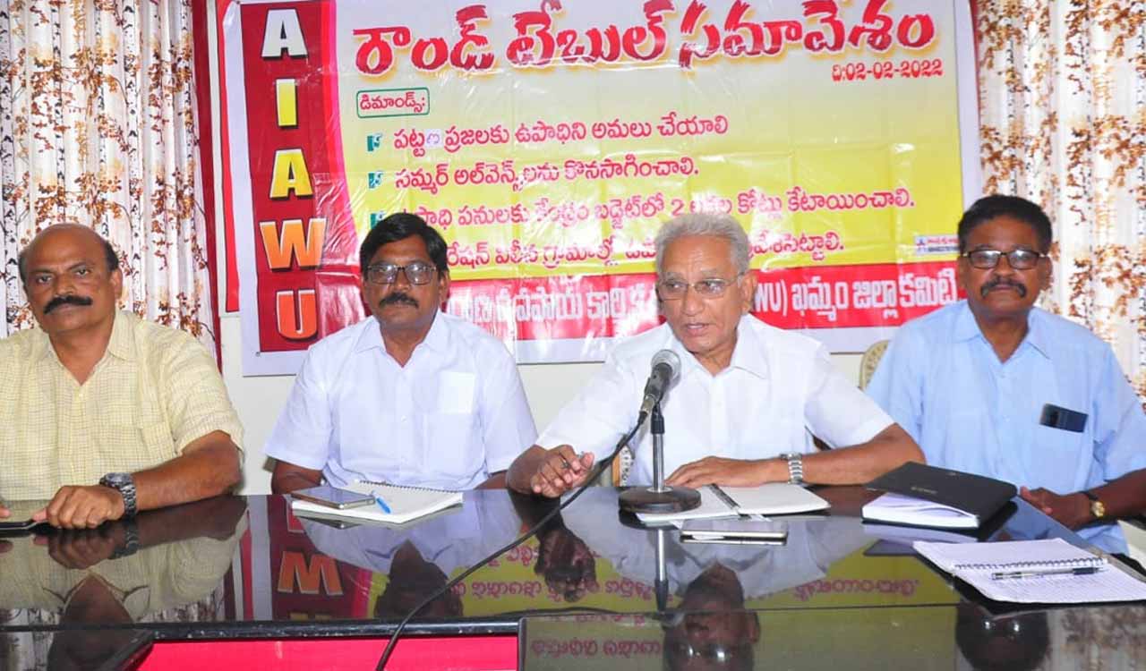 Modi government diluting MGNREGS: Vyavasaya Karmika Sangham