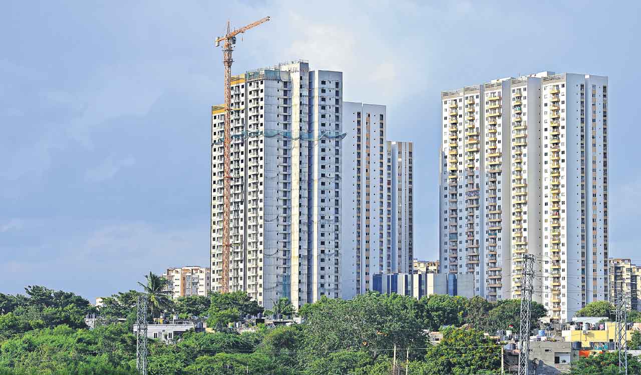 Property prices in Hyderabad soar 5.8 per cent during January and March months