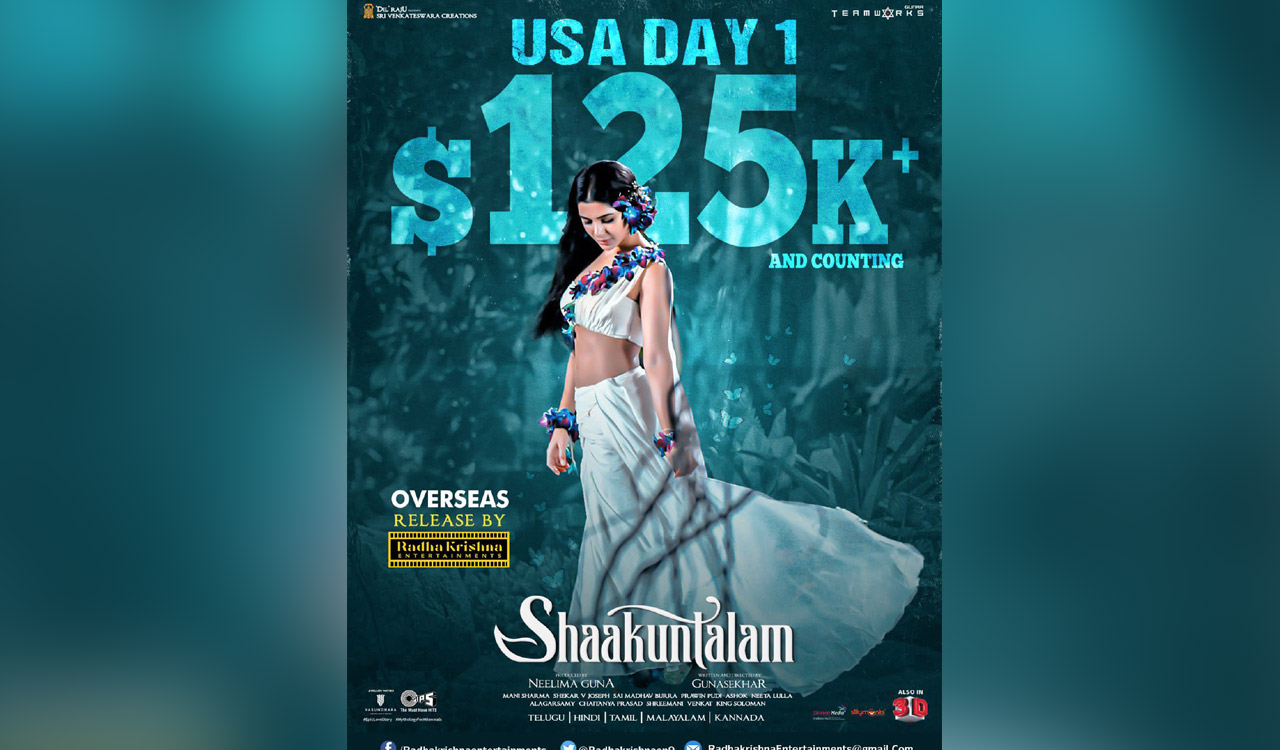 Shaakuntalam collects $125K at US box office on Day 1 
