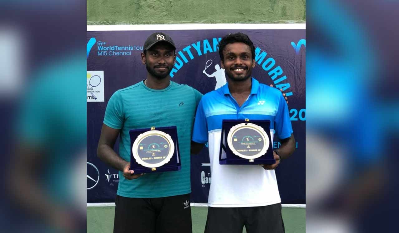 Sai Karteek pair finish runners-up at 15K ITF Futures tennis tournament