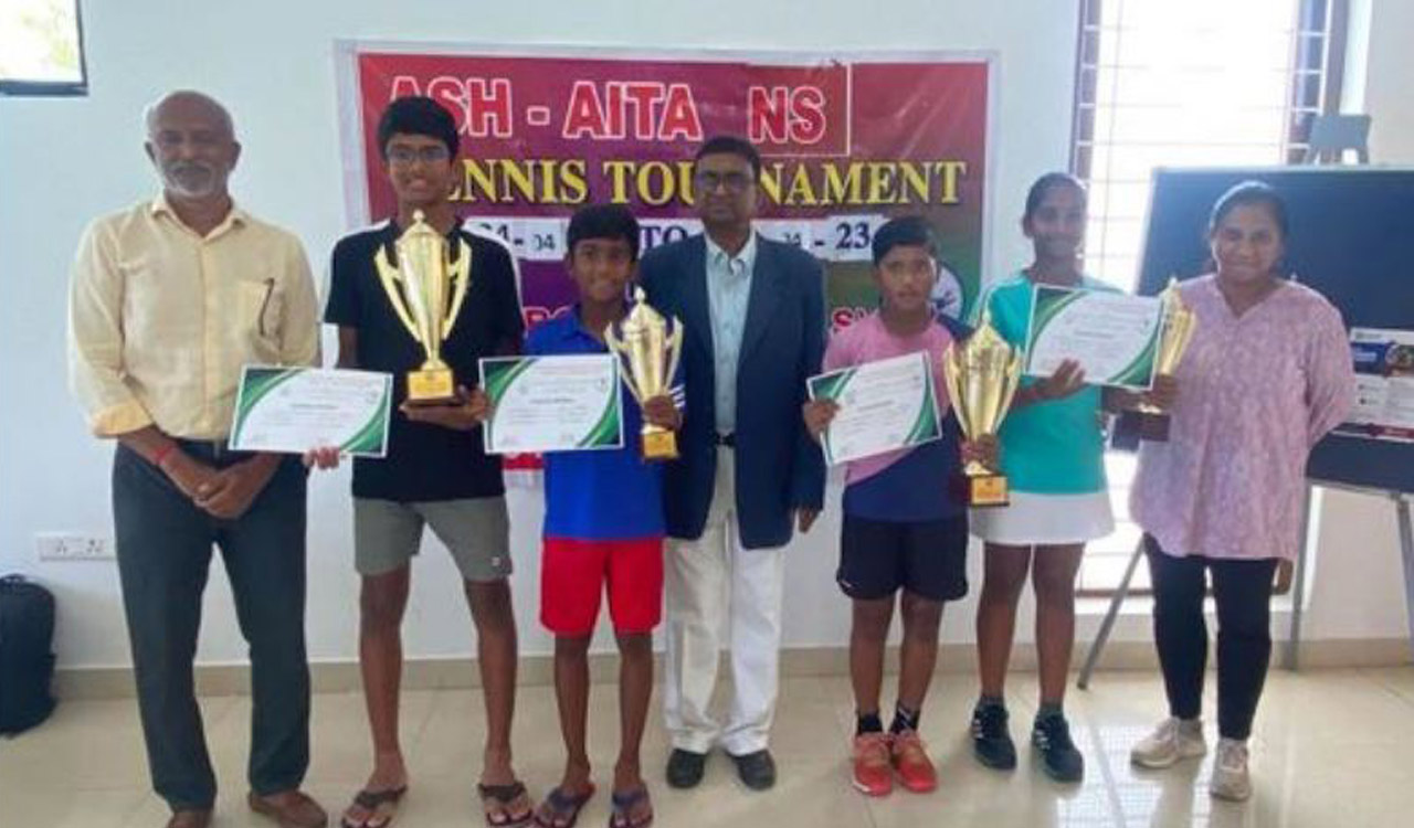 ASH-AITA Tennis Tournament: Ishaan-Puneeth pair clinches doubles title