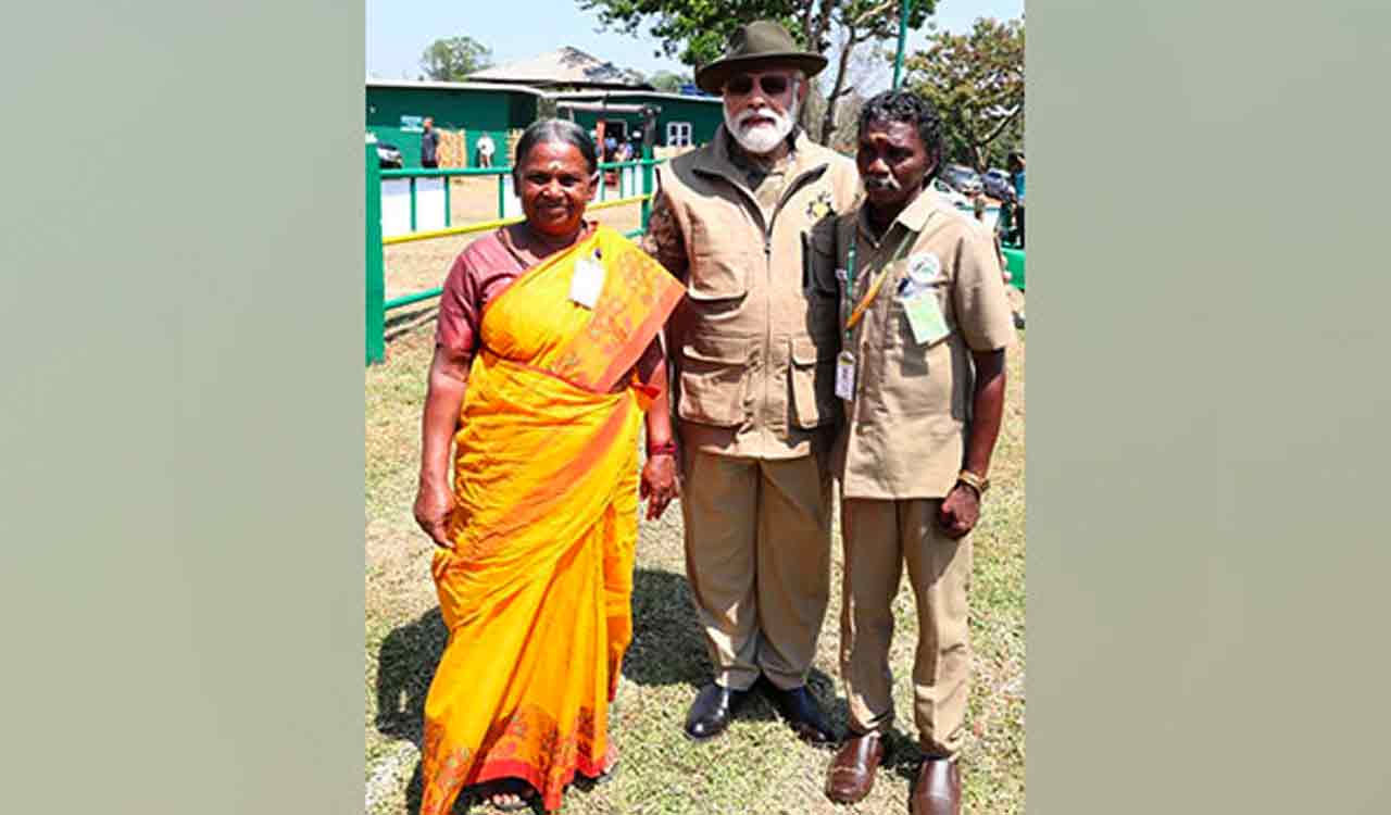 “Recognition from PM Modi inspires us”: ‘The Elephant Whisperers’ couple
