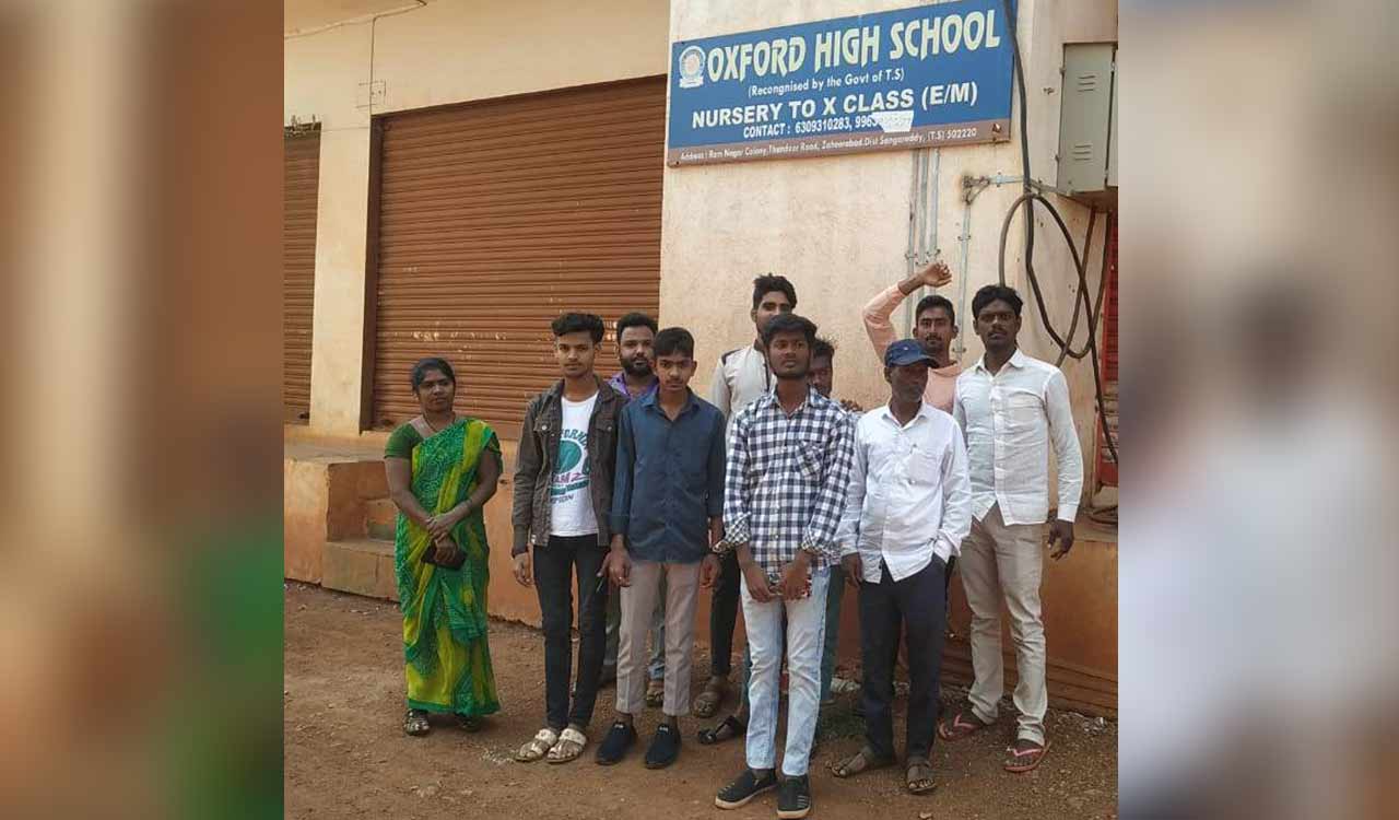 School principal arrested after 8 students lose academic year in Zaheerabad