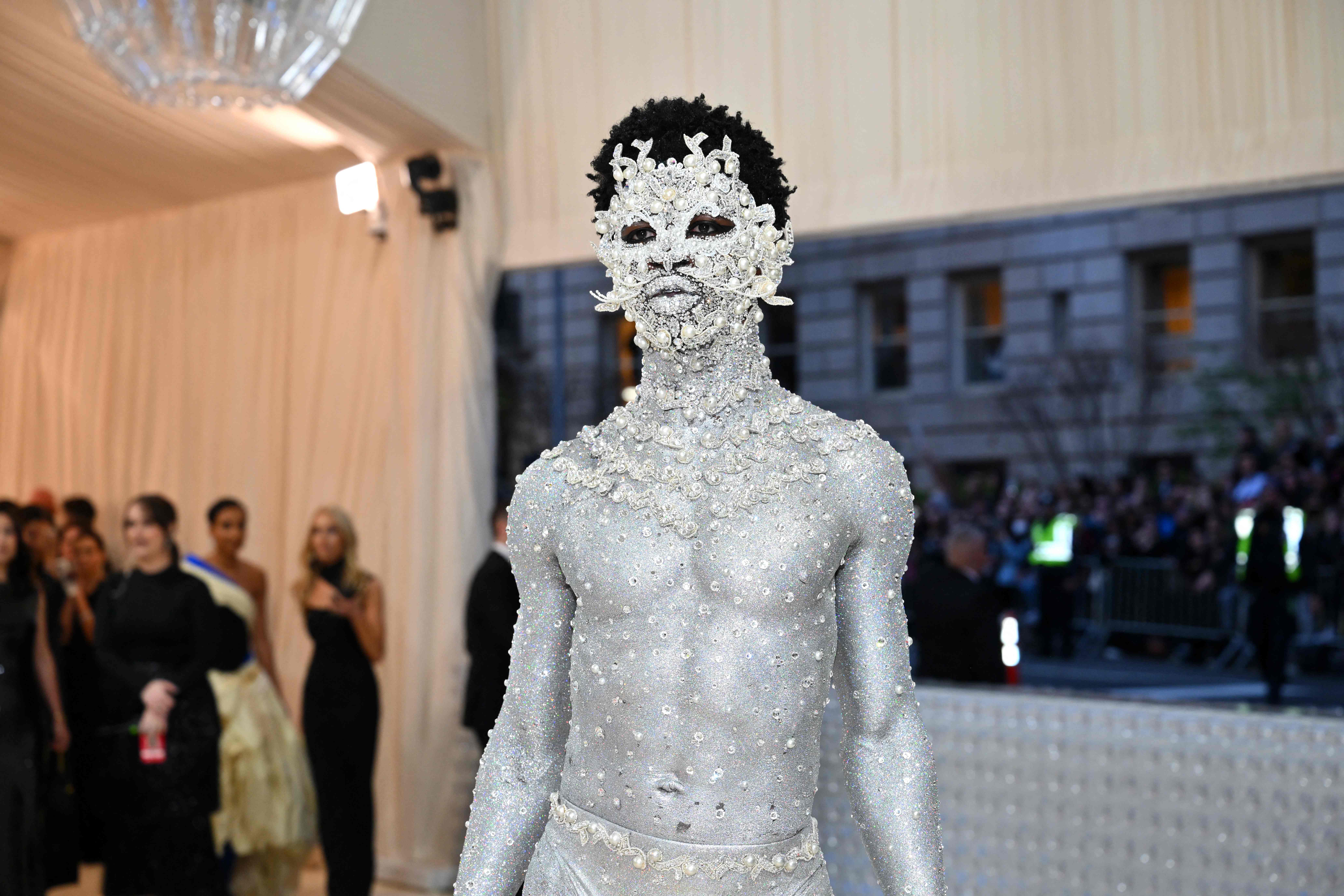Lil Nas X goes nearly naked at Met Gala 2023