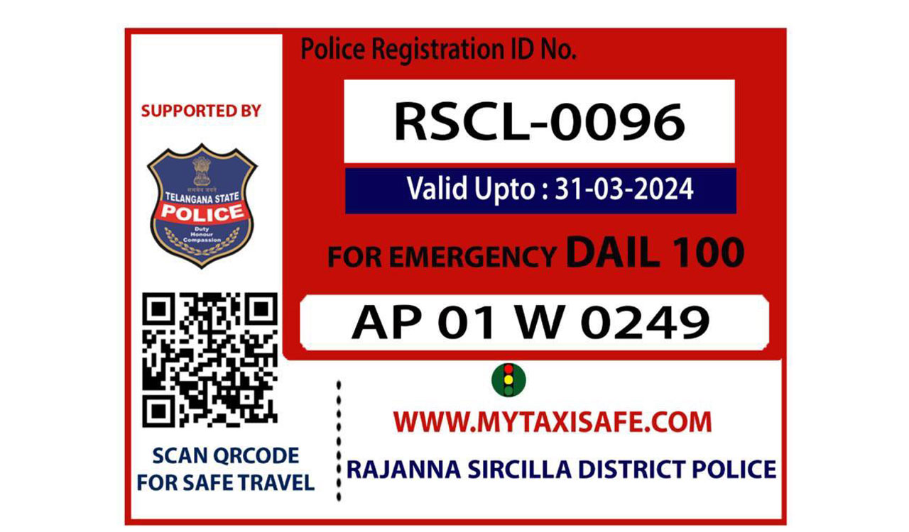 Telangana: Abhaya-My Taxi Safe app launched for safety of women in Sircilla