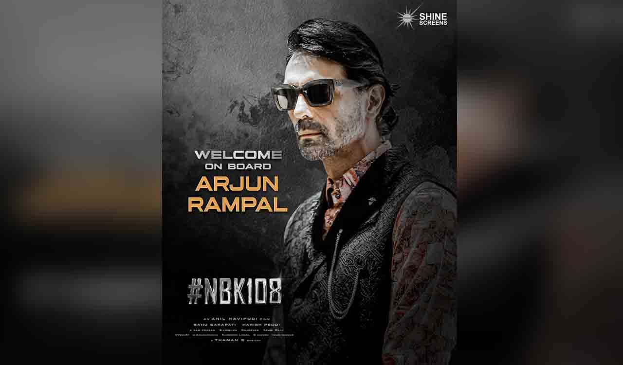 Arjun Rampal makes his Telugu debut with NBK108