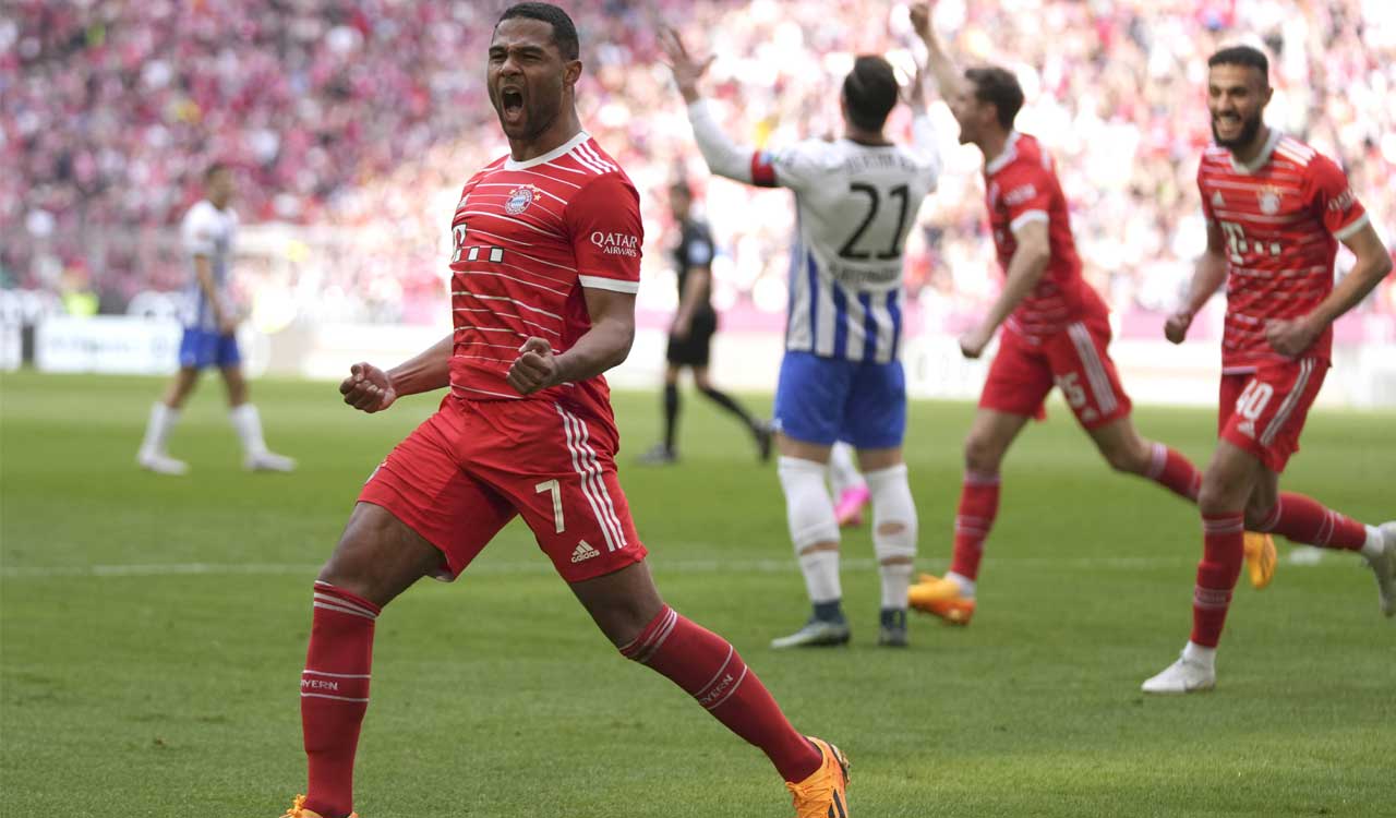 Bayern Munich down Hertha to recapture top spot in Bundesliga