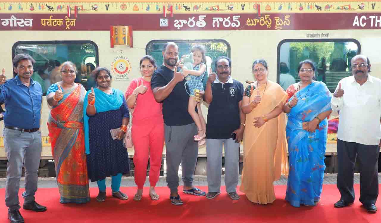 Bharat Gaurav Train begins its 5th trip from Secunderabad station