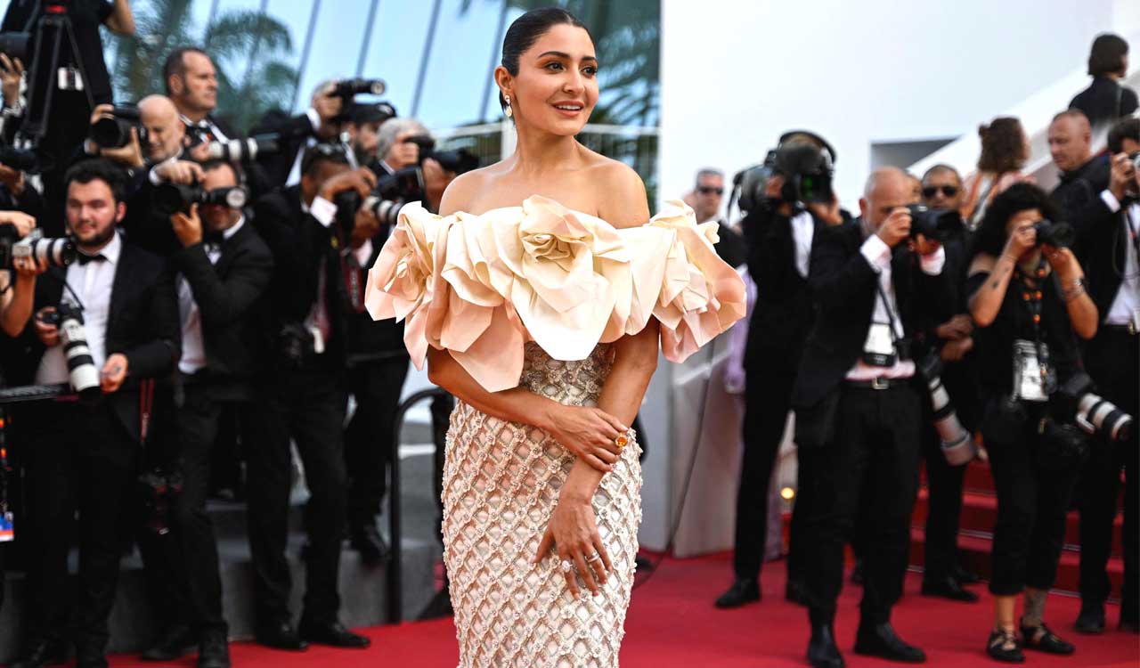 Cannes 2023: Anushka Sharma stuns in Ivory Richard Quinn Couture Gown